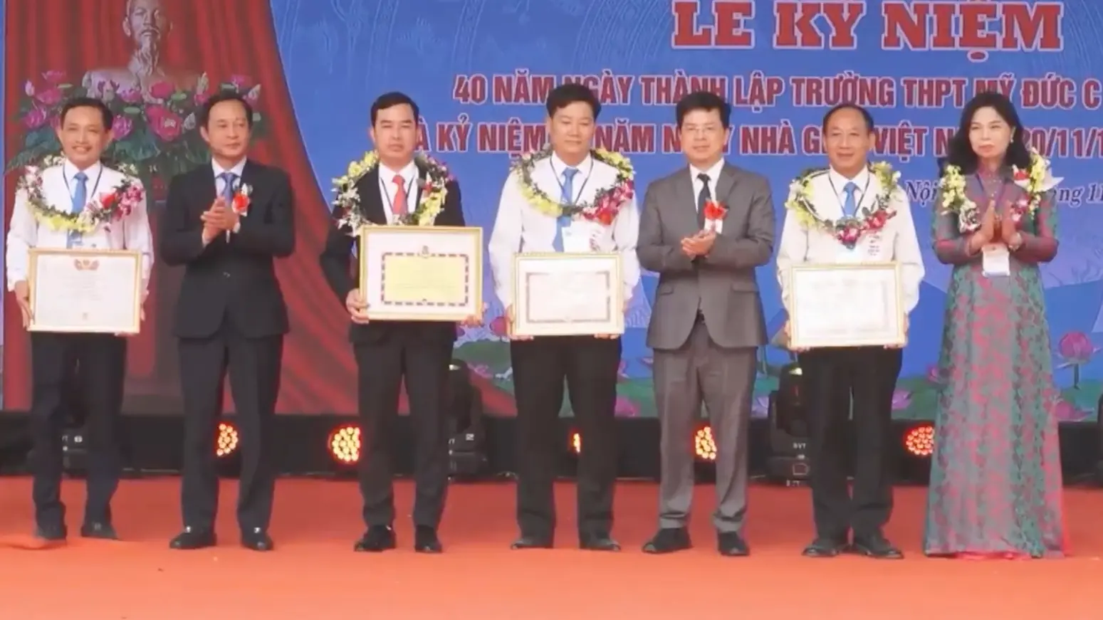 Trường THPT Mỹ Đức C kỷ niệm 40 năm thành lập